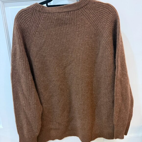 J.Crew Brown Cashmere Sweater - Picture 2 of 2